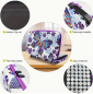 Preview: Diamond Painting Aufbewahrungsbox mit 60 Dosen Schmetterling